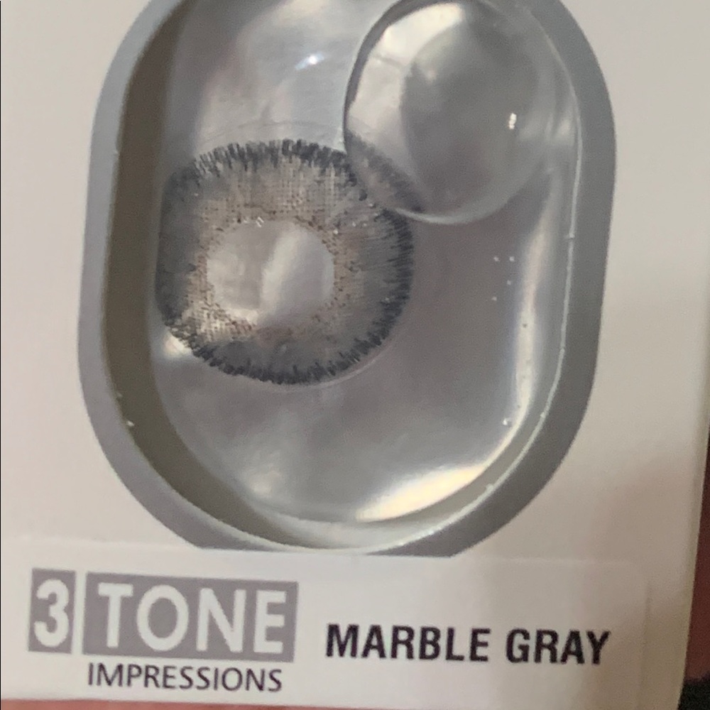 Freshtone marble grey lenses